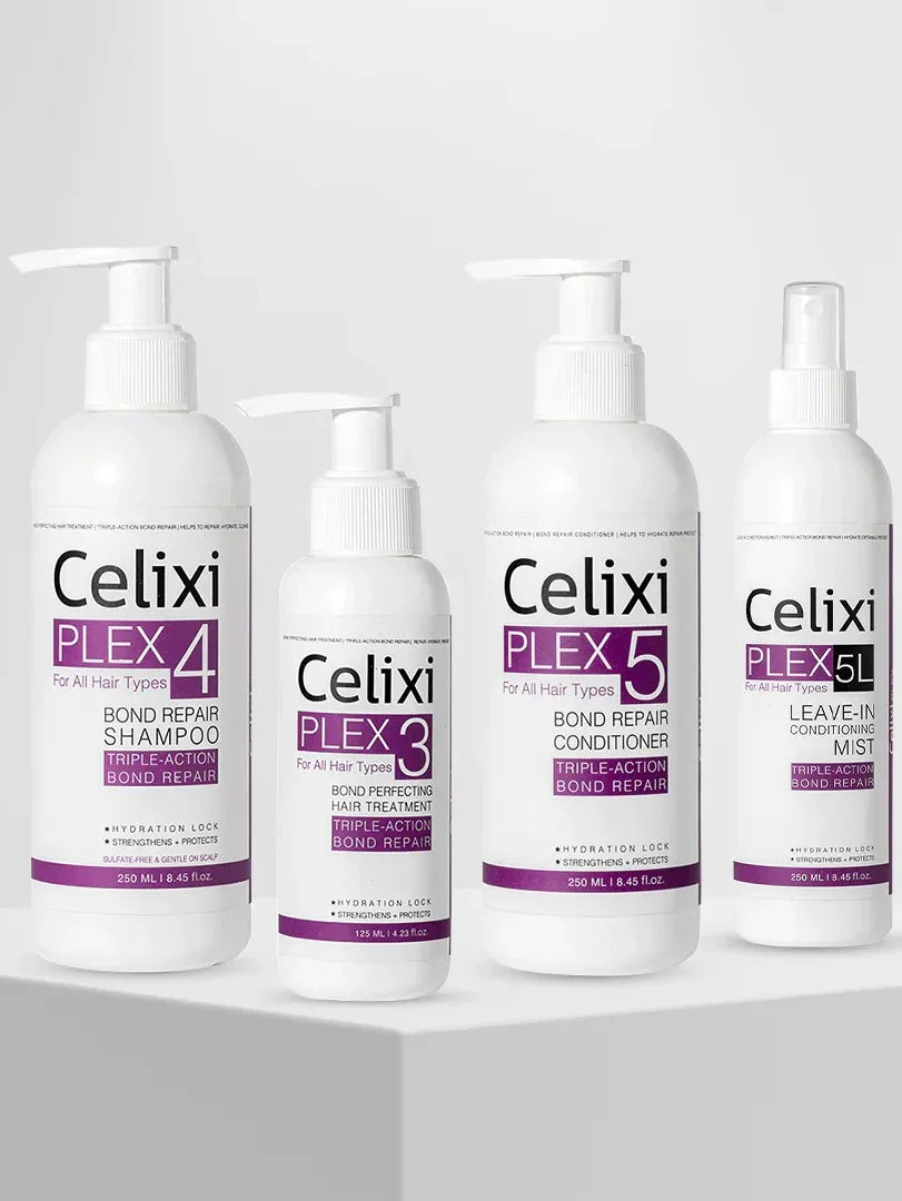 مجموعة علاج تقصف الشعر وهيشان الشعر وتكسير الشعر | ماسك الشعر + شامبو + بلسم + ليڤ ان بلسم